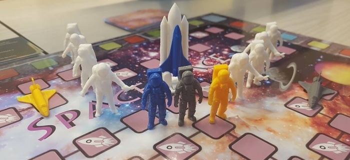 Space Race társasjáték készítése