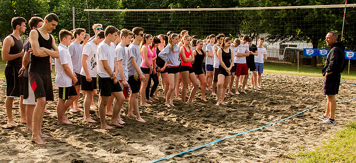 Strandröplabda házibajnokság